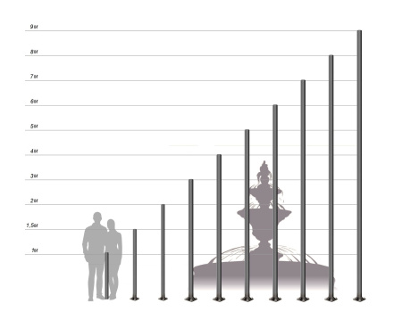Опора трубчатая несиловая ОТ-8