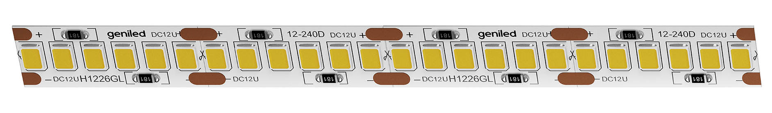 Светодиодная лента Geniled GL-240SMD2835 12В 20Вт/м 10х5000 3800-4200К IP65