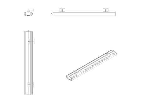 Промышленный светодиодный светильник ДСП02-40-001 Г50