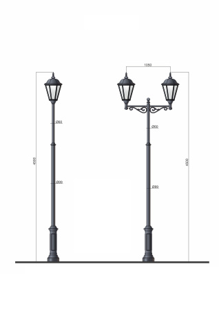 Фонарь АпексЭлма 6.Т01-1.1.0.V07-01/1